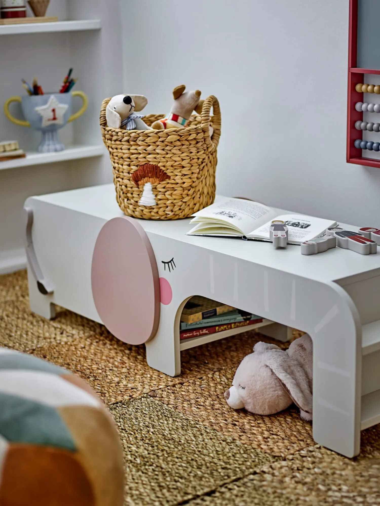 Bloomingville Mini Dwustronna przytulanka miś i króliczek Berta