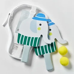 Sunny Life Dziecięce rakietki plażowe na rzep - Eli the Elephant