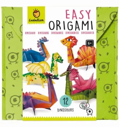 Ludattica EASY ORIGAMI - zestaw kreatywny - DINOZAURY