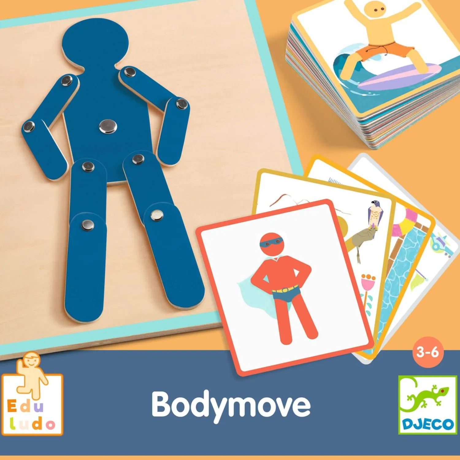 Djeco Eduludo gra edukacyjna BODYMOVE
