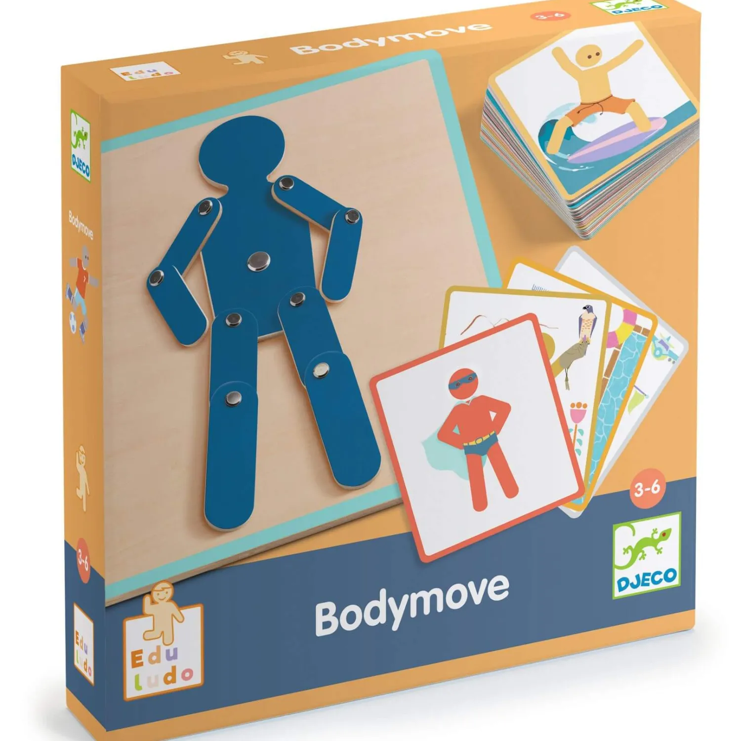 Djeco Eduludo gra edukacyjna BODYMOVE