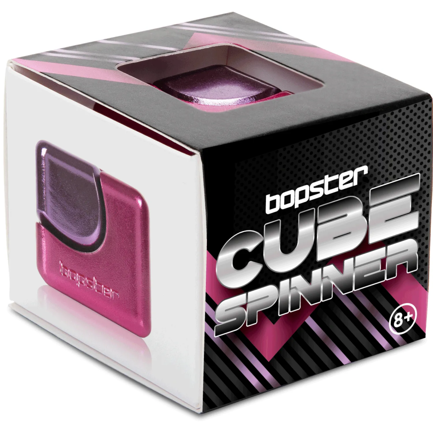 Bopster Fidget Cube Spinner - Różowy, Fioletowy