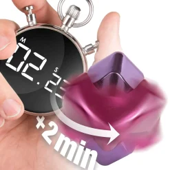 Bopster Fidget Cube Spinner - Różowy, Fioletowy