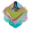 Bopster Fidget Cube Spinner - Wielokolorowy, Metaliczny