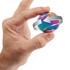Bopster Fidget Spinner, Spin Ball - Wielokolorowy, Metaliczny