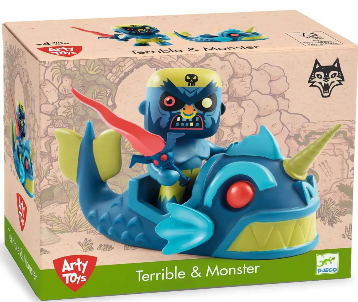 Djeco Figurka pirata TERRIBLE & MONSTER