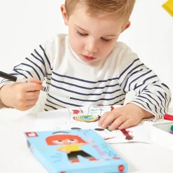 Janod Flamastry pędzelkowe 10 kolorów 3+