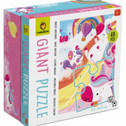 Ludattica GIGANT PUZZLE - puzzle podłogowe - ZACZAROWANY JEDNOROŻEC