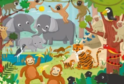 Ludattica GIGANT PUZZLE – puzzle podłogowe – DŻUNGLA