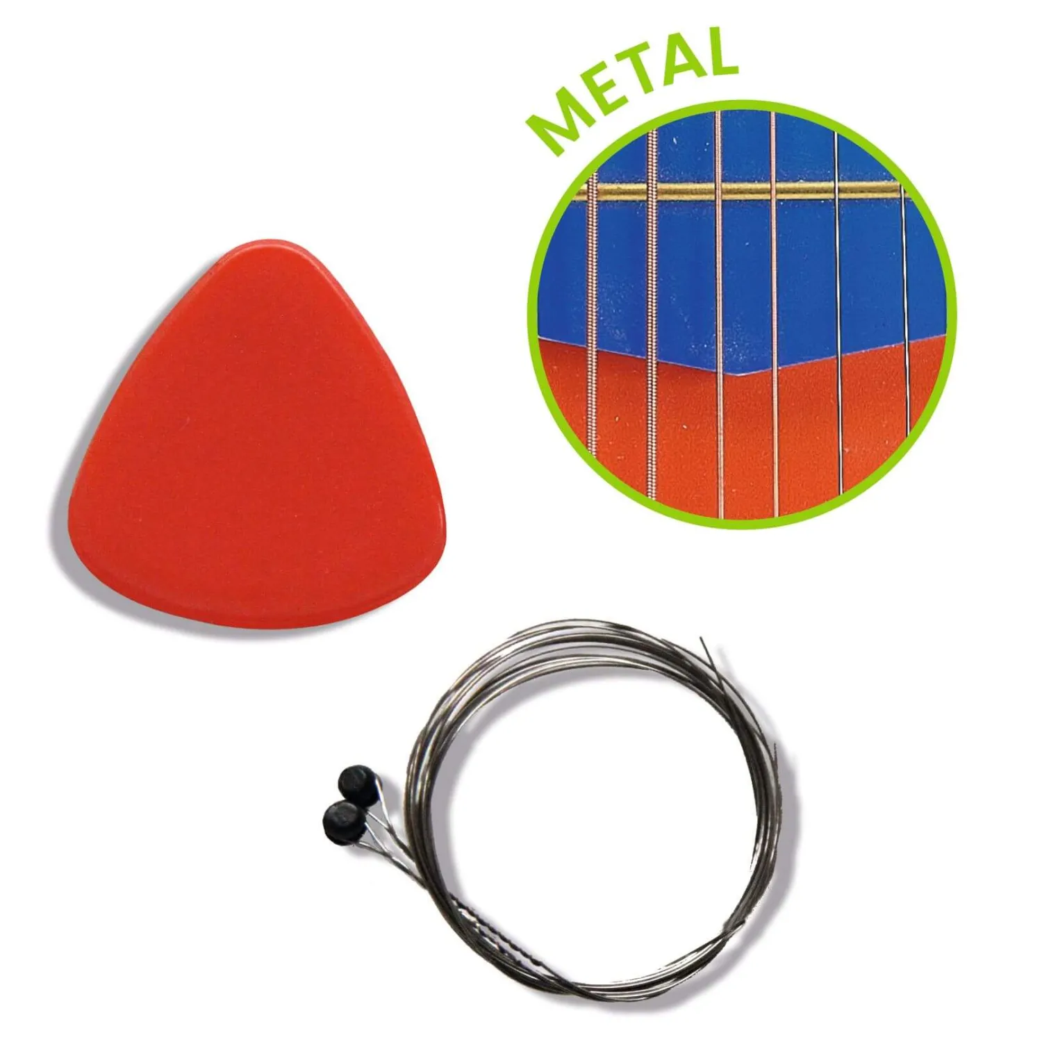 Djeco Gitara 54 cm - 6 metalowych strun
