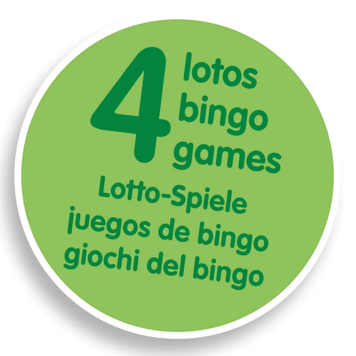 Djeco Gra edukacyjna BINGO 4w1