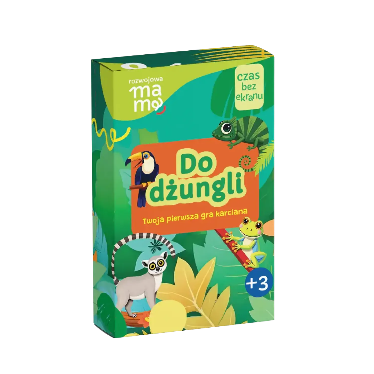 rozwojowa mama Gra karciana "Do dżungli" 3+