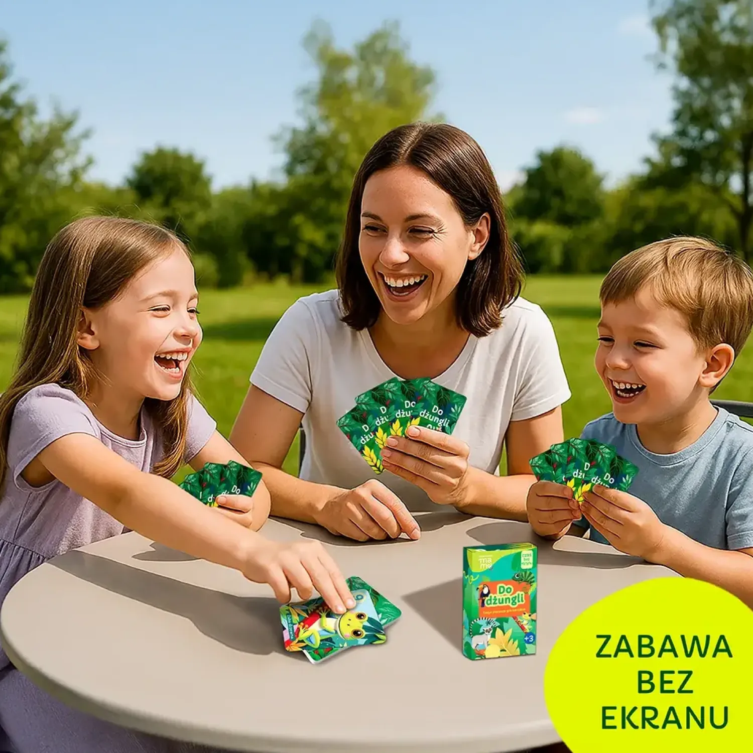 rozwojowa mama Gra karciana "Do dżungli" 3+