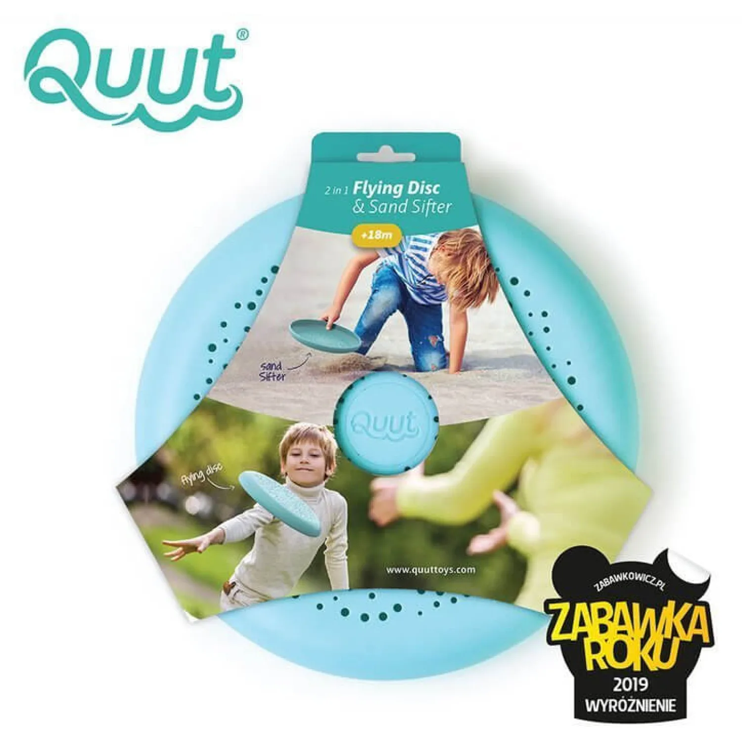 QUUT Gra latający dysk - vintage blue