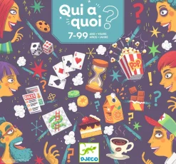 Djeco Gra logiczna Qui-a-quoi? 7+