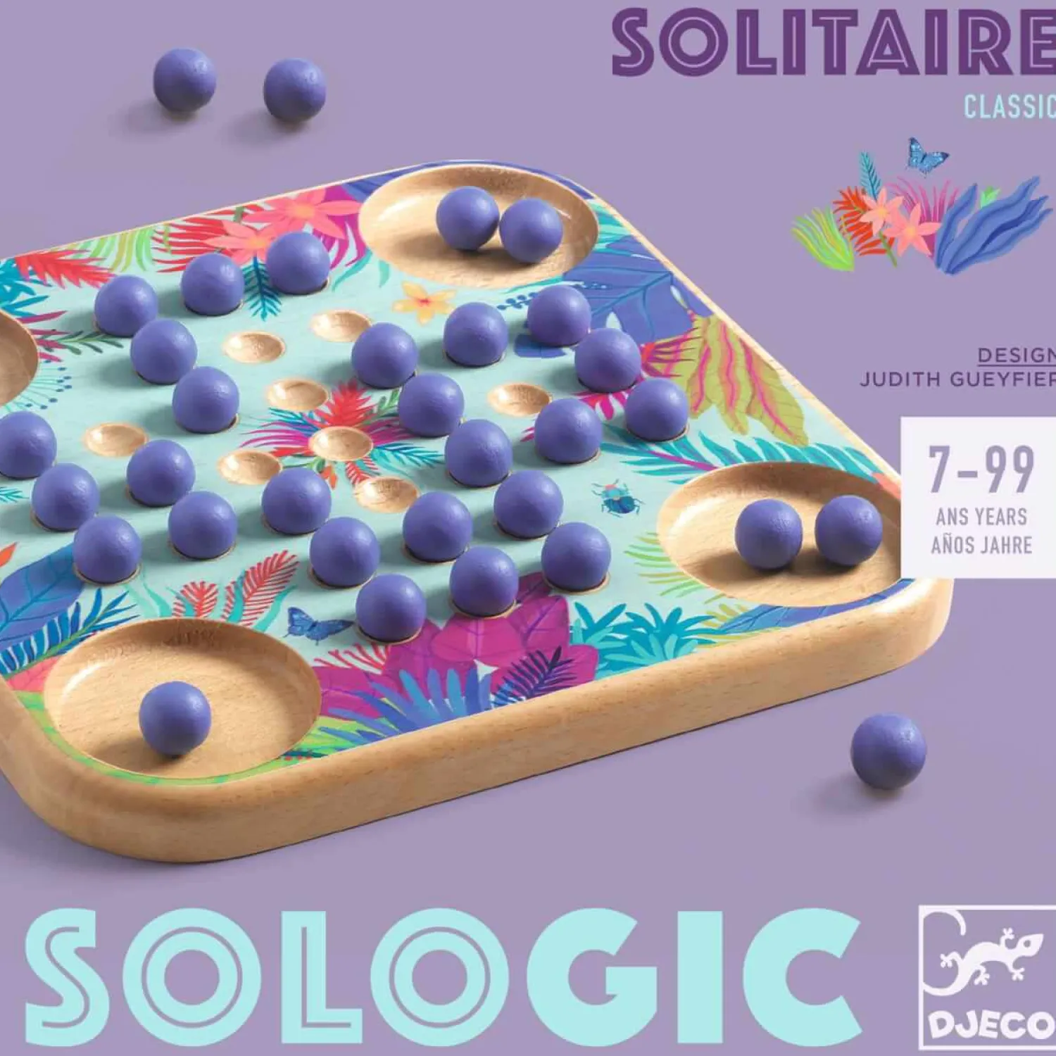 Djeco Gra logiczna SoLogic SOLITAIRE 7+