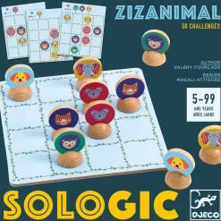 Djeco Gra logiczna SoLogic ZIZANIMAL 5+
