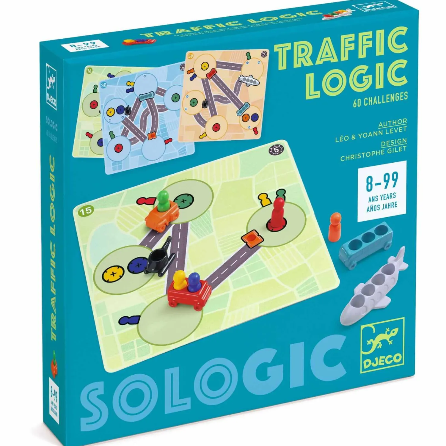 Djeco Gra logiczna TRAFFIC LOGIC 8+
