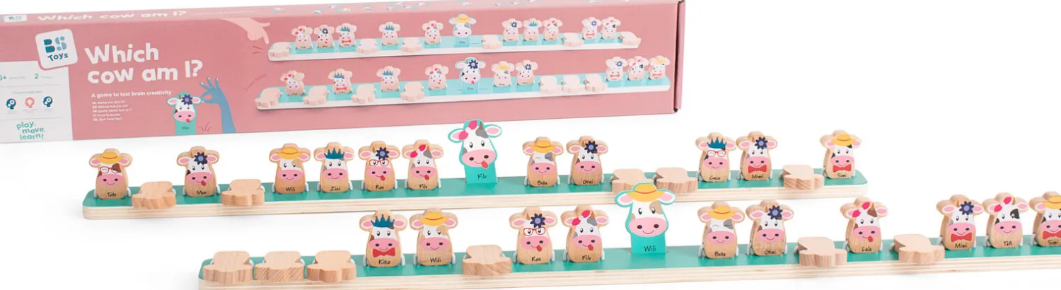 BS Toys Gra logiczna Zgadnij Krówkę