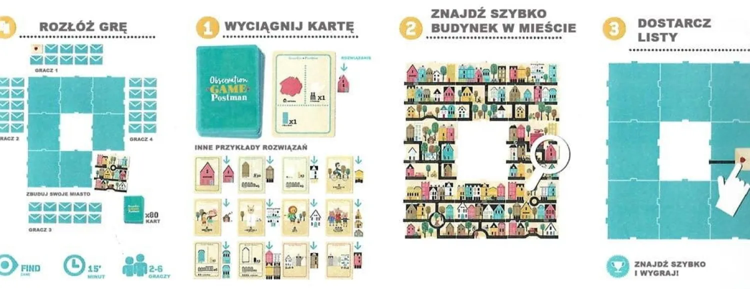 Londji Gra obserwacyjna dla dzieci, Postman - Listonosz