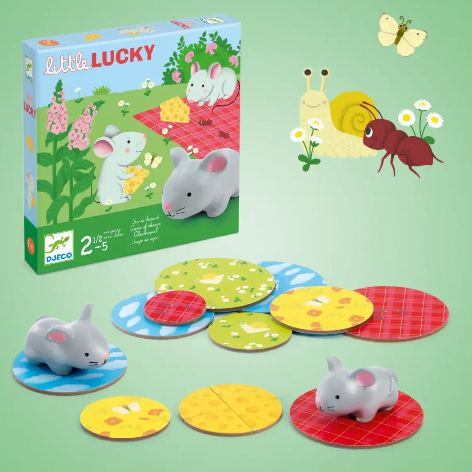 Djeco Gra planszowa LITTLE LUCKY