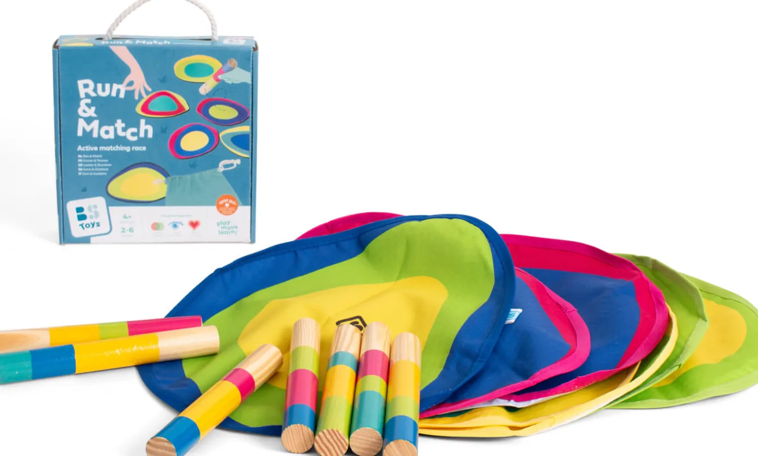 BS Toys Gra sportowa Biegnij i dopasuj