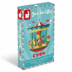 Janod Gra wyścig Gąski na karuzeli Carrousel