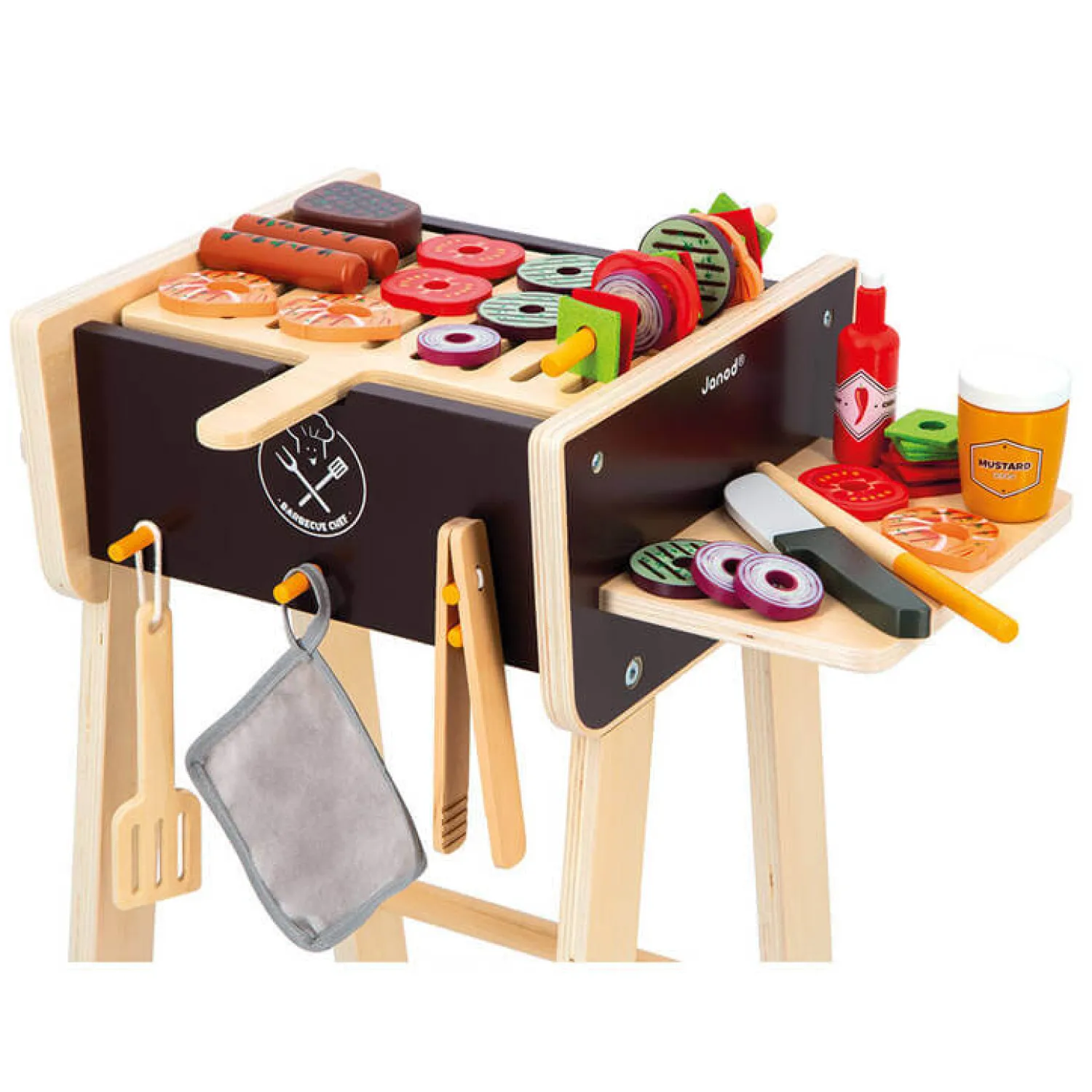 Janod Grill drewniany z akcesoriami 3+