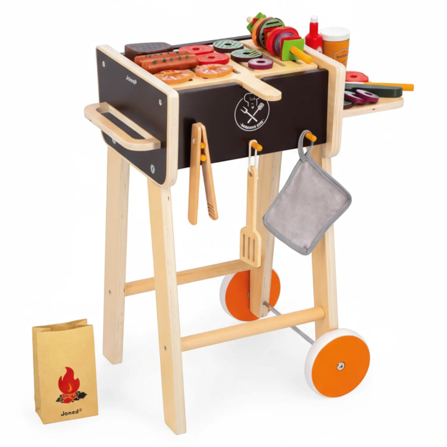 Janod Grill drewniany z akcesoriami 3+