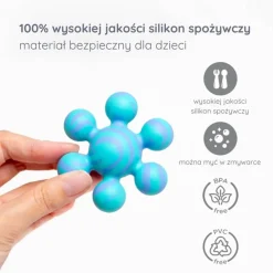 Ubbi Gryzaki silikonowe - 5 zabawek do łączenia