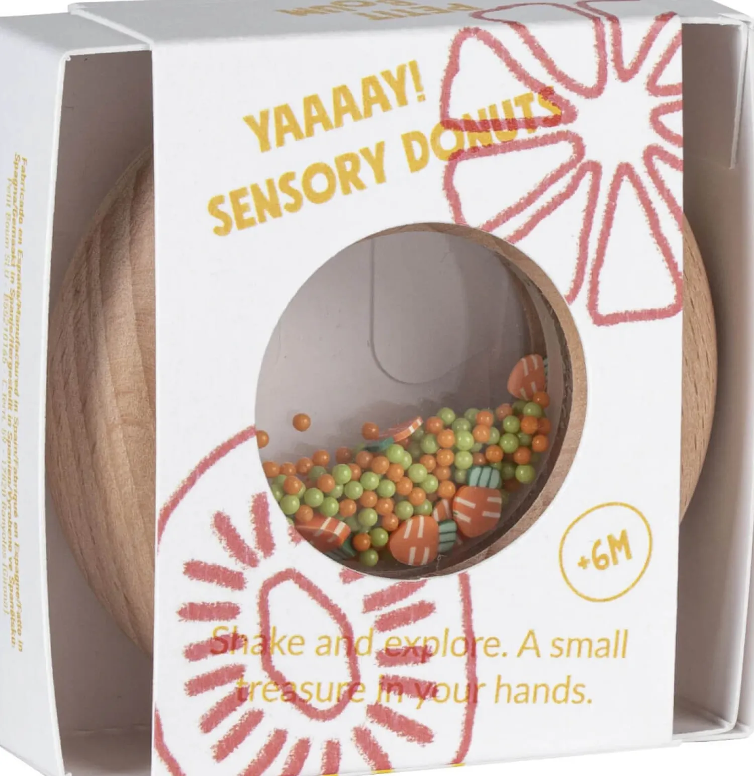 Petit Boum Grzechotka sensoryczna - Marchewki