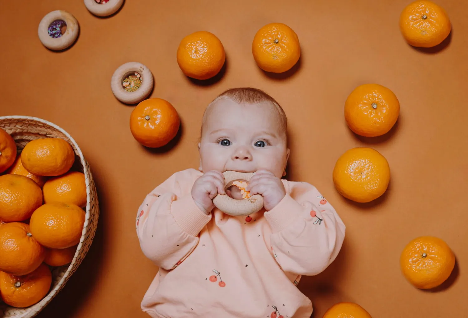 Petit Boum Grzechotka sensoryczna - Pomarańcza