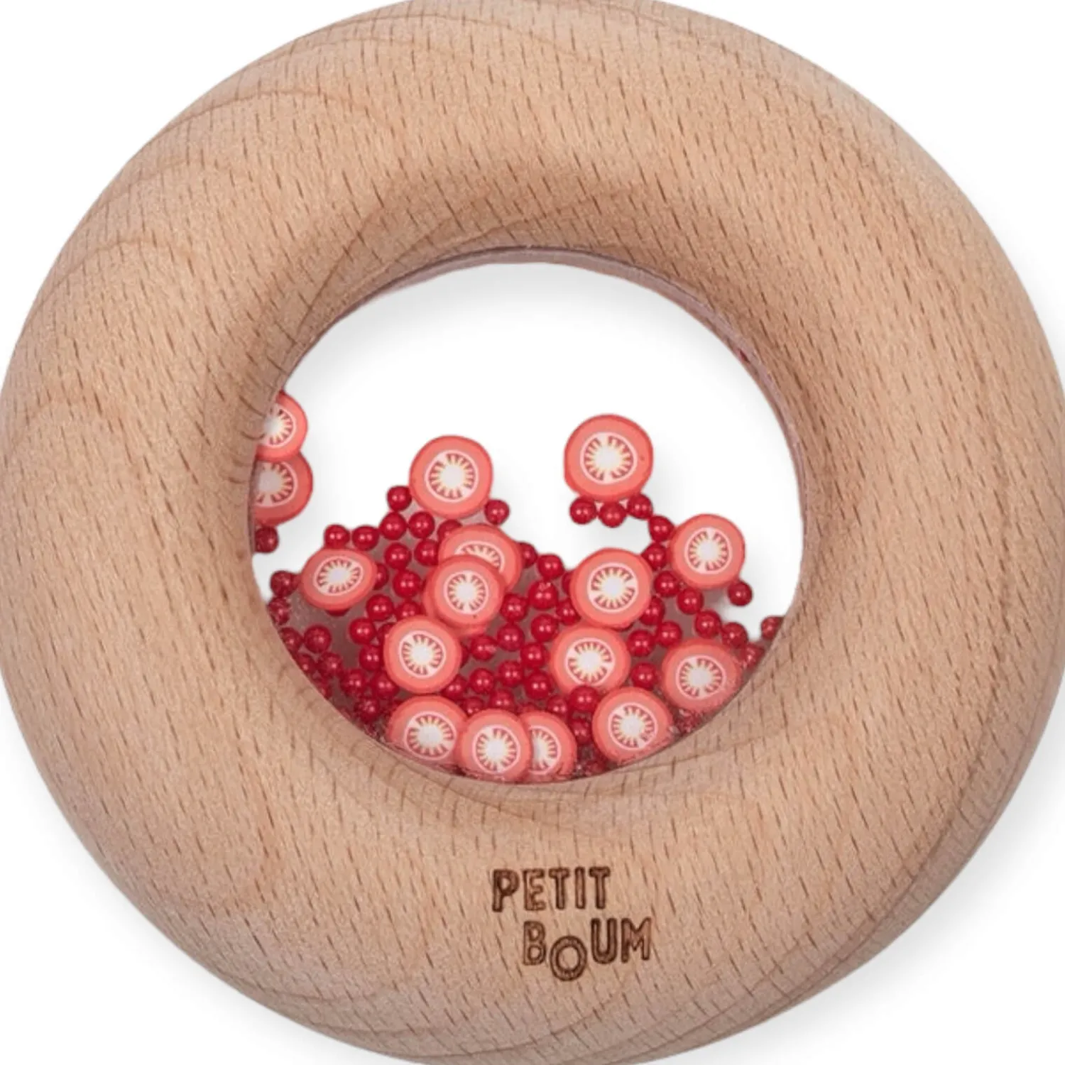 Petit Boum Grzechotka sensoryczna - Pomidorki