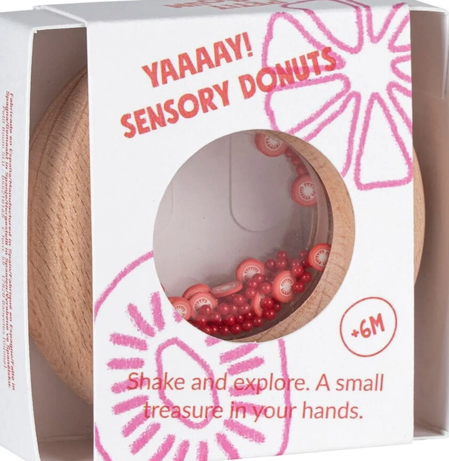Petit Boum Grzechotka sensoryczna - Pomidorki