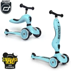 Scootandride Highwaykick 1 2w1 Jeździk i hulajnoga 1-5 lat Blueberry kolekcja Icecream
