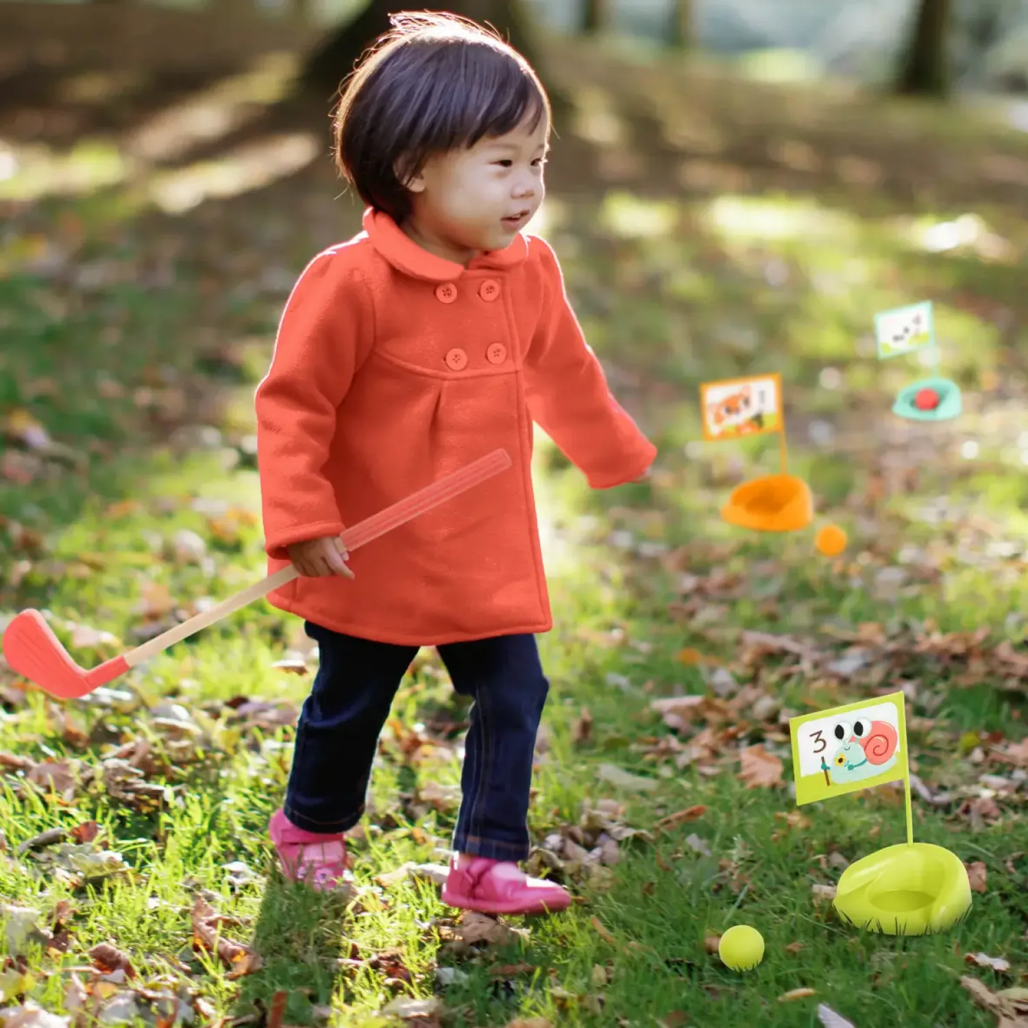 B.Toys Hole-in-Fun – zestaw do gry w golfa