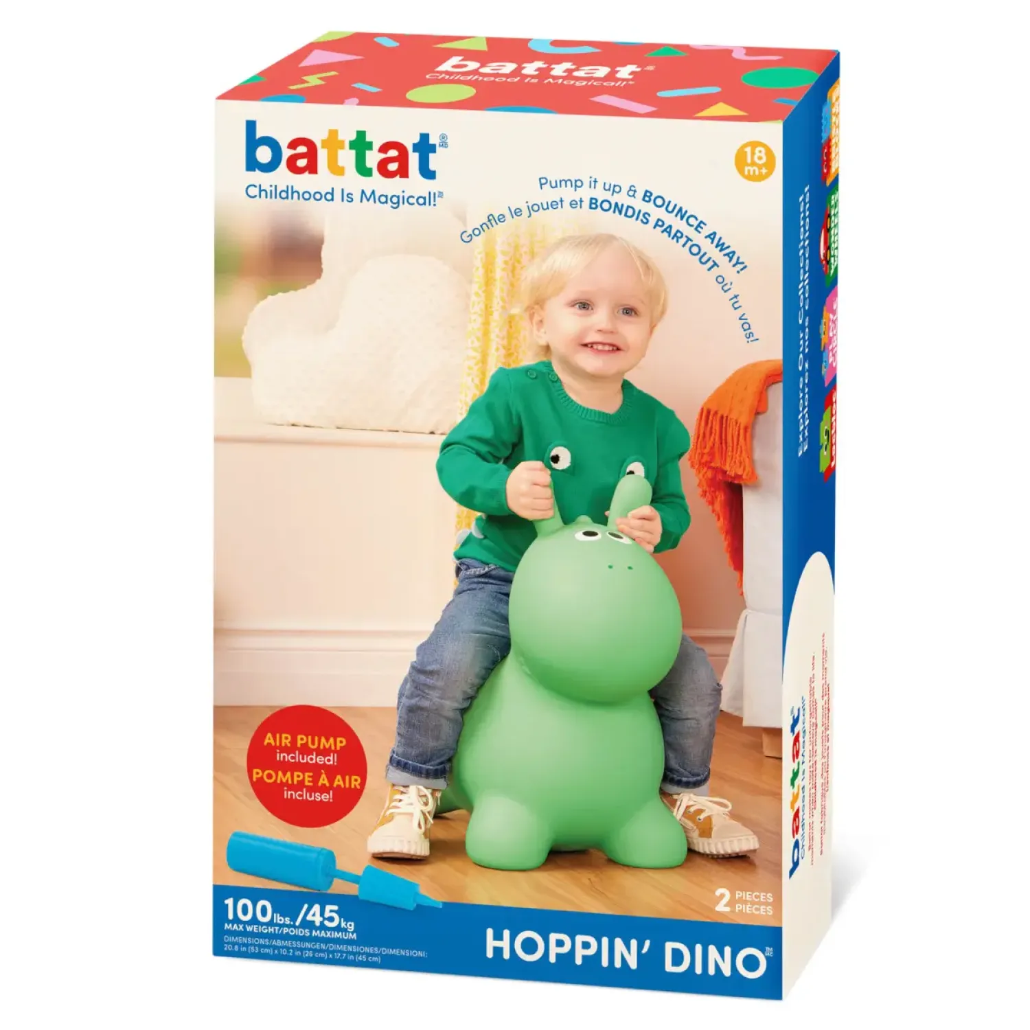 battat Hoppin’ Dino – skoczek DINOZAUR
