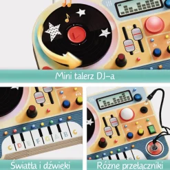 TOPBRIGHT Interaktywna tablica muzyczna Mały DJ, 36m+