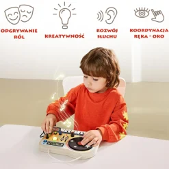 TOPBRIGHT Interaktywna tablica muzyczna Mały DJ, 36m+