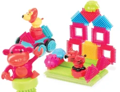 B.Toys Jungle Adventures - klocki jeżyki w tubie - zestaw DŻUNGLA, 54 elementy