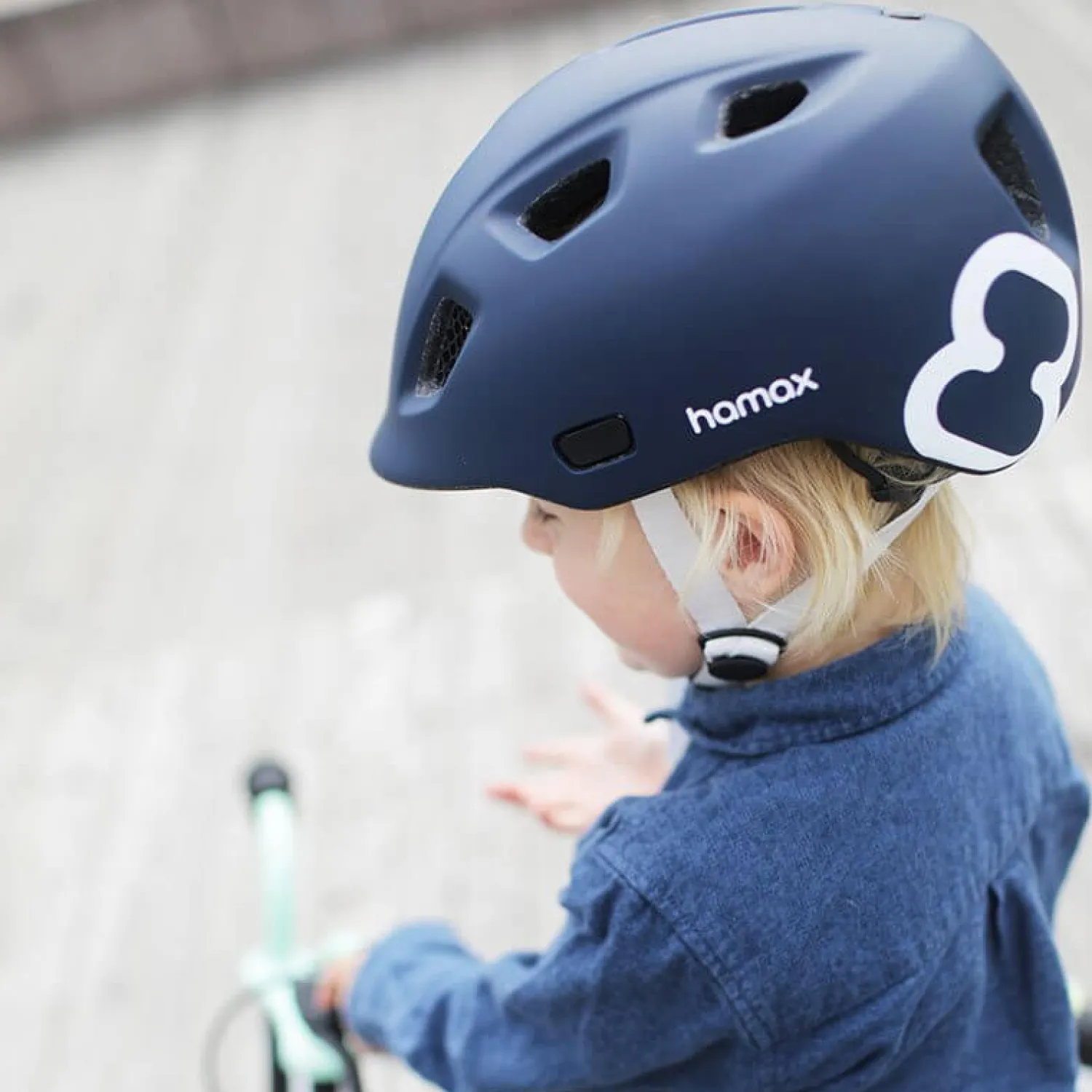 Dzieci Hamax Kask dziecięcy - navy blue, white