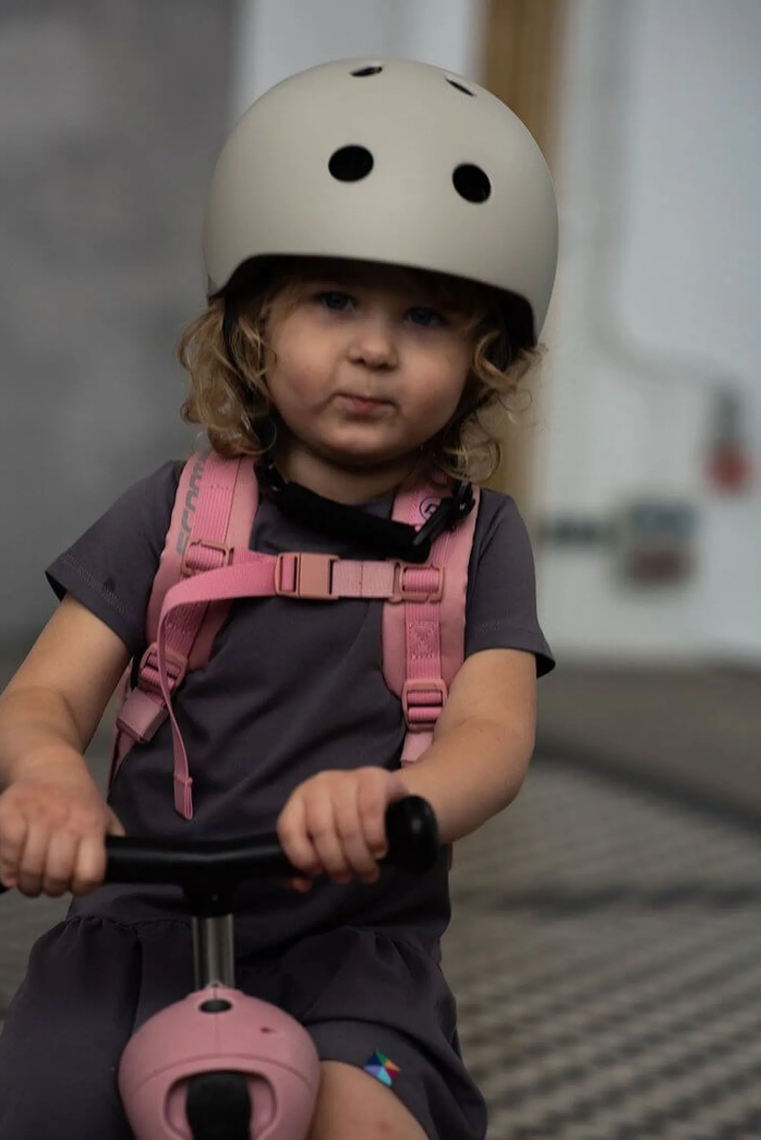 Dzieci Scootandride Kask S-M dla dzieci 3+ Ash