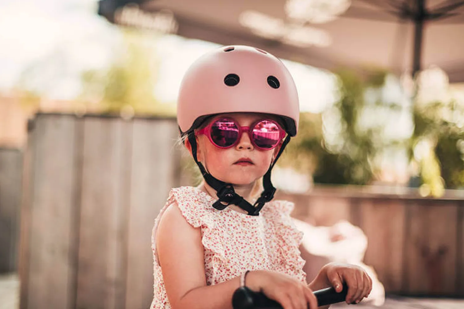 Dzieci Scootandride Kask S-M dla dzieci 3+ Rose