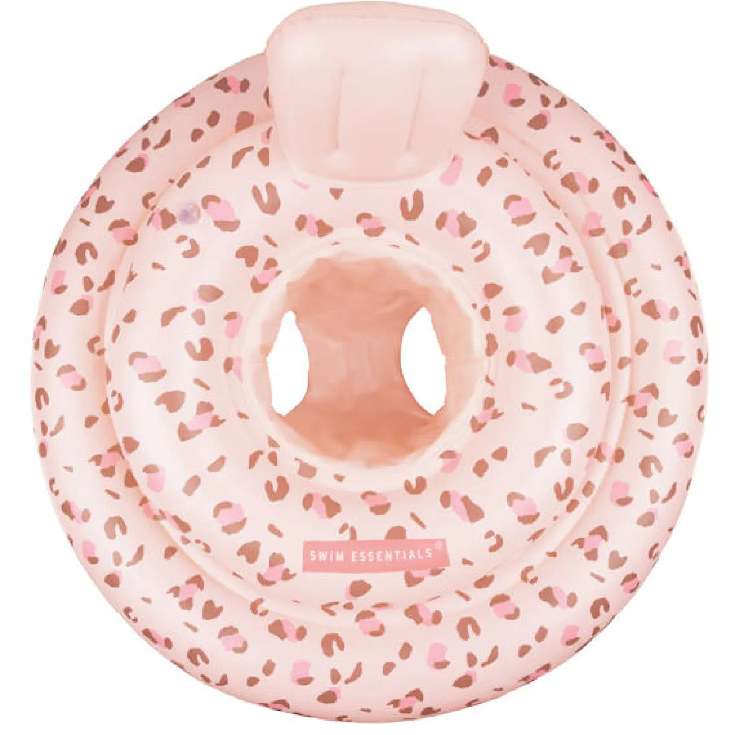 The Swim Essentials Kółko treningowe dla dzieci Leopard Old Pink