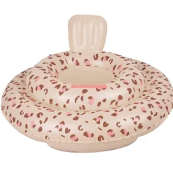 The Swim Essentials Kółko treningowe dla dzieci Leopard Old Pink