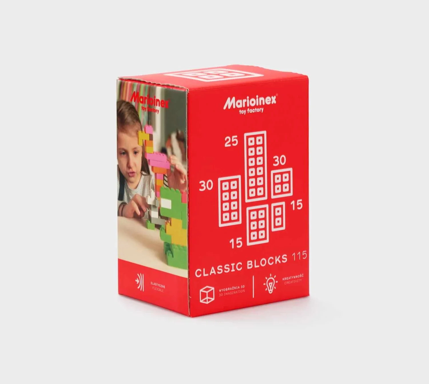 Marioinex Klocki Classic 115 szt.