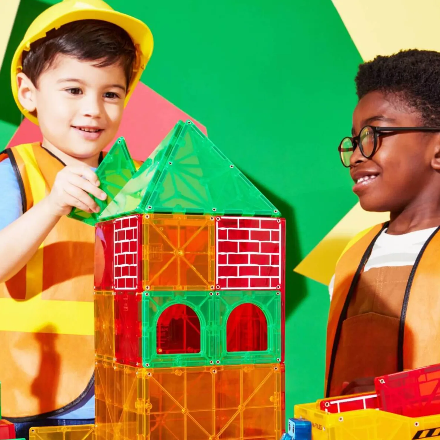 Magna-Tiles Klocki Magnetyczne Builder XL 50 el.