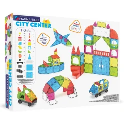 Magna-Tiles Klocki Magnetyczne City Center 110 el.