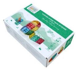 Cleverclixx Klocki magnetyczne Curved Dome Pack Intense - 47 el.