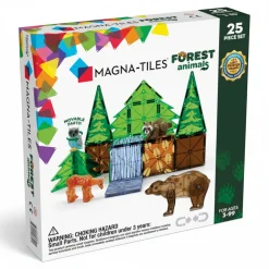 Magna-Tiles Klocki Magnetyczne Forest Animals 25 el.